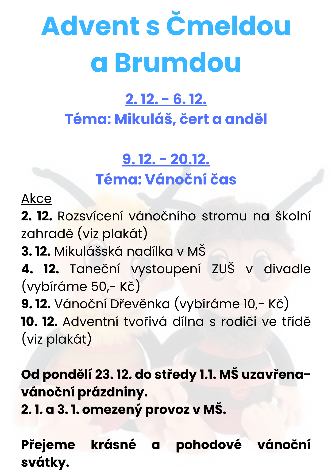 Prosinec v Měsíčku