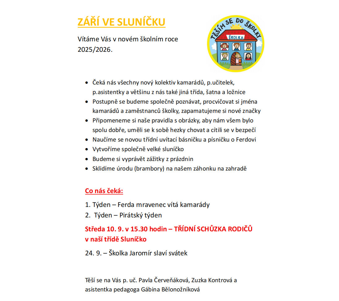 Září ve Sluníčku