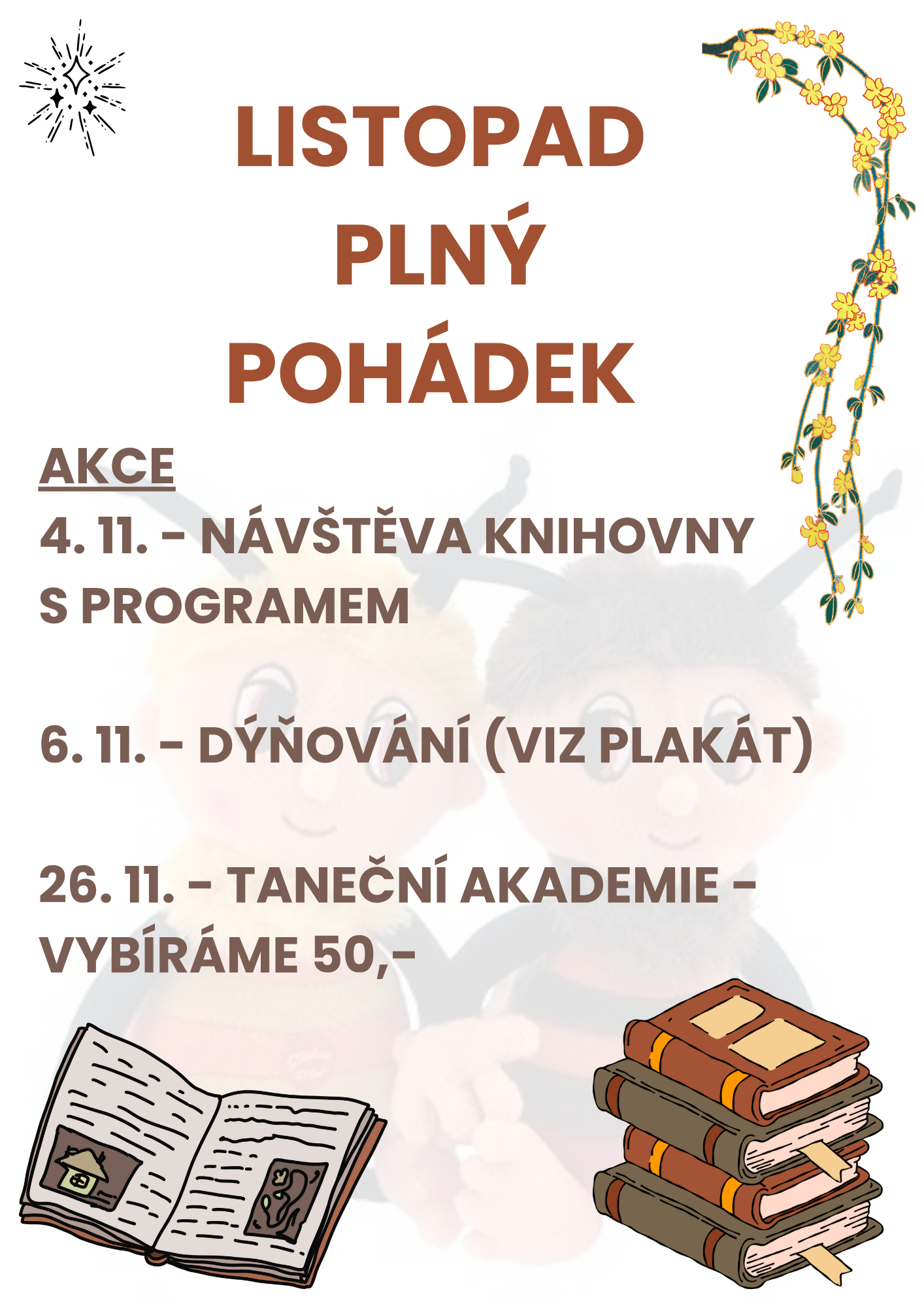 Listopad plný pohádek