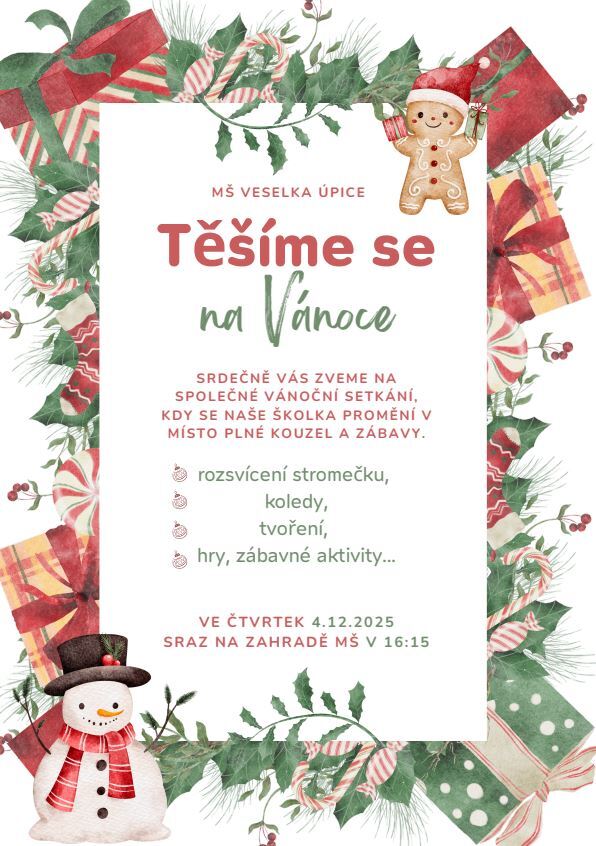 Těšíme se na Vánoce