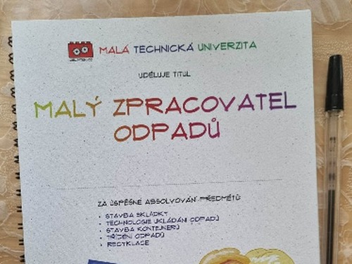 Malý zpracovatel odpadů (projekt MTU)