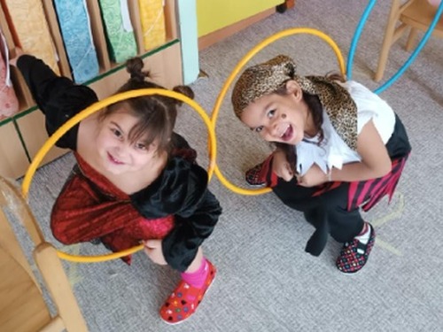 Karneval a Logopedická pohádka třídy Motýlci