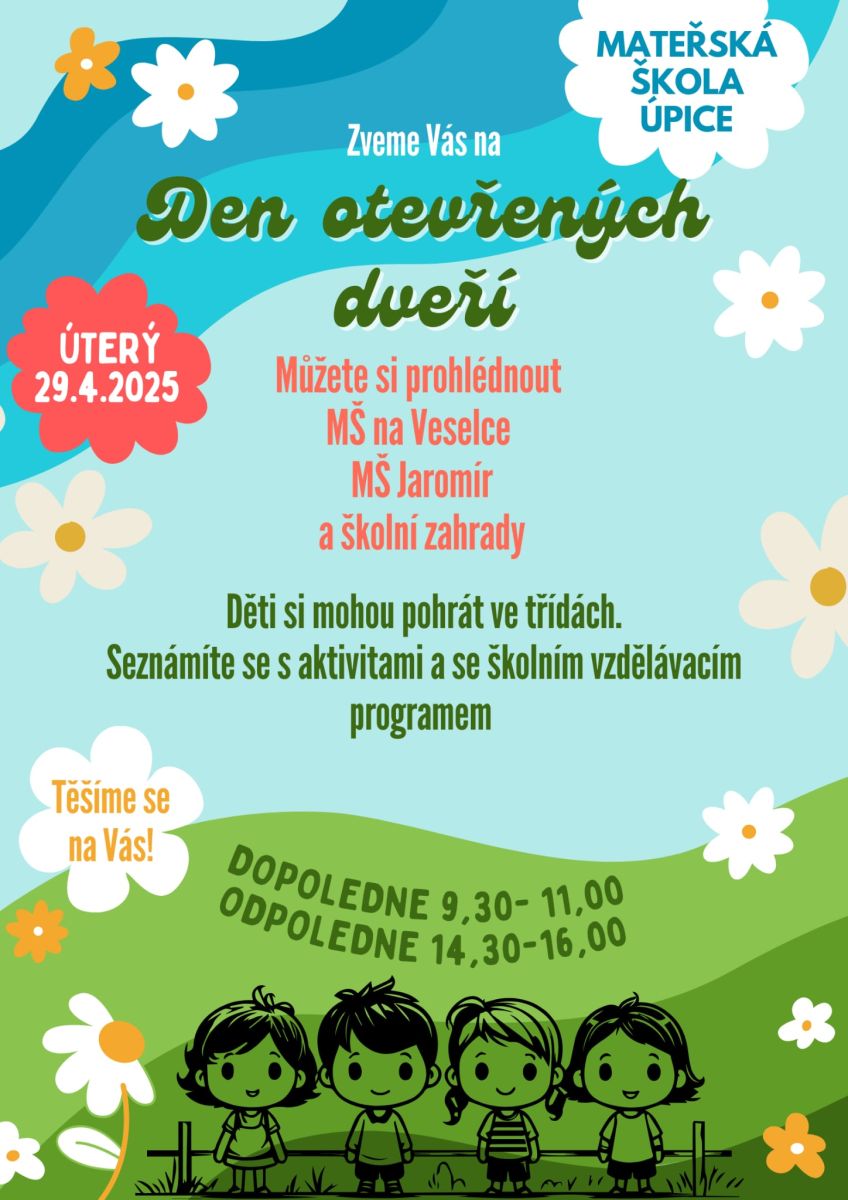 Den otevřených dveří v úterý 29.4.2025